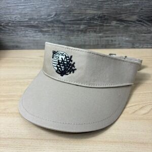 Walking Stick Visor‎ Hat Cap Visor Brown Tan Golf Golfing